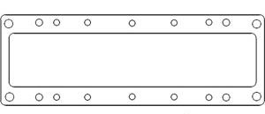 UJD20011    Radiator Core Gasket---Replaces B1507R  